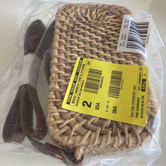 J crew rattan bag NWT - Picture 5 of 6